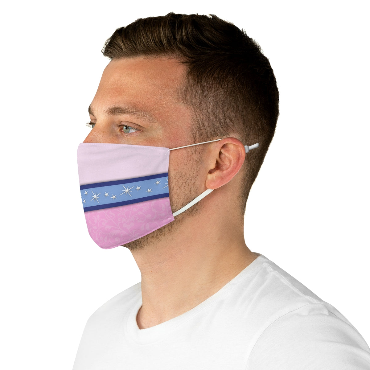 Pink Boppity Boutique Face Mask, Disney Cast Member Costume