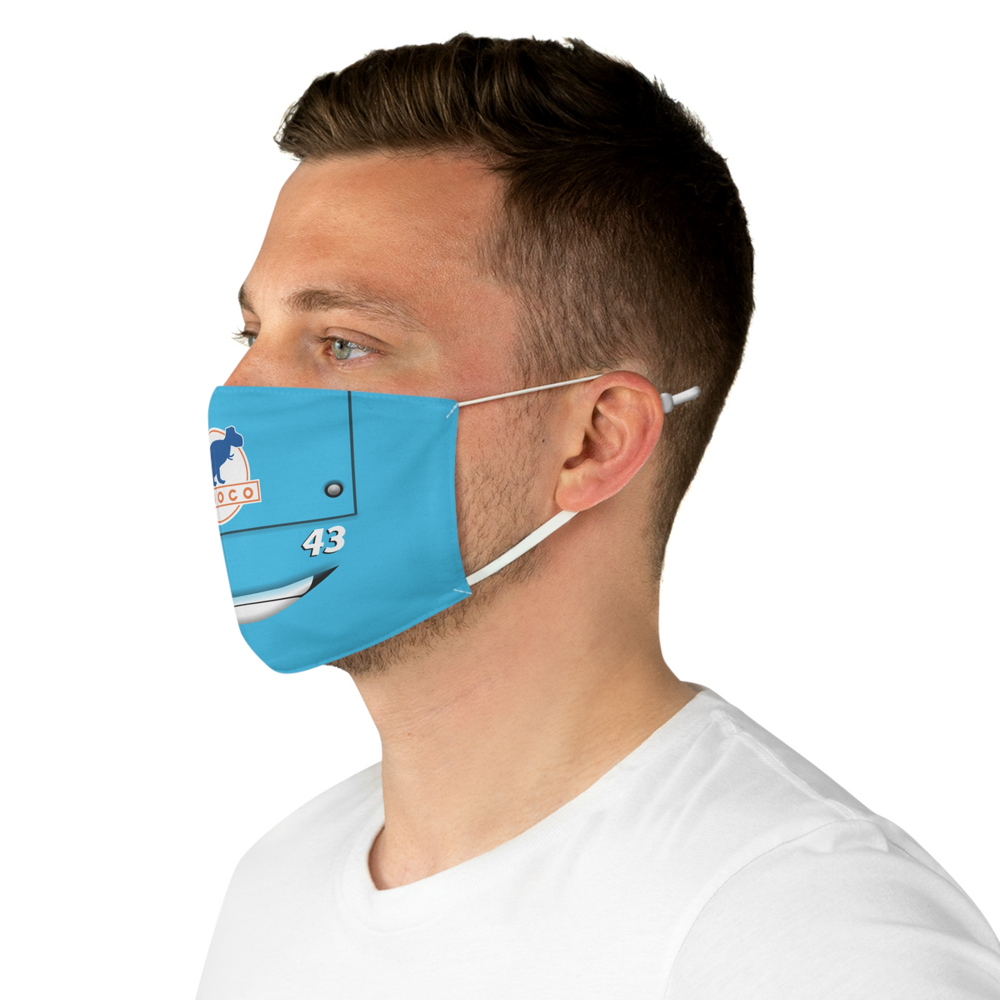 Strip Weathers Face Mask, Pixar Cars 3 Costume