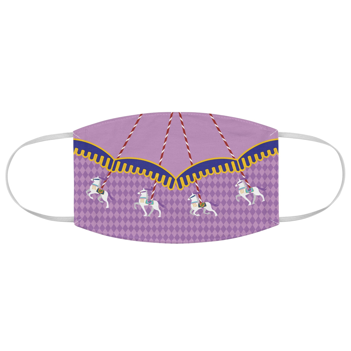 Cinderella's Carousel Cloth Face Mask, Cinderella Costume