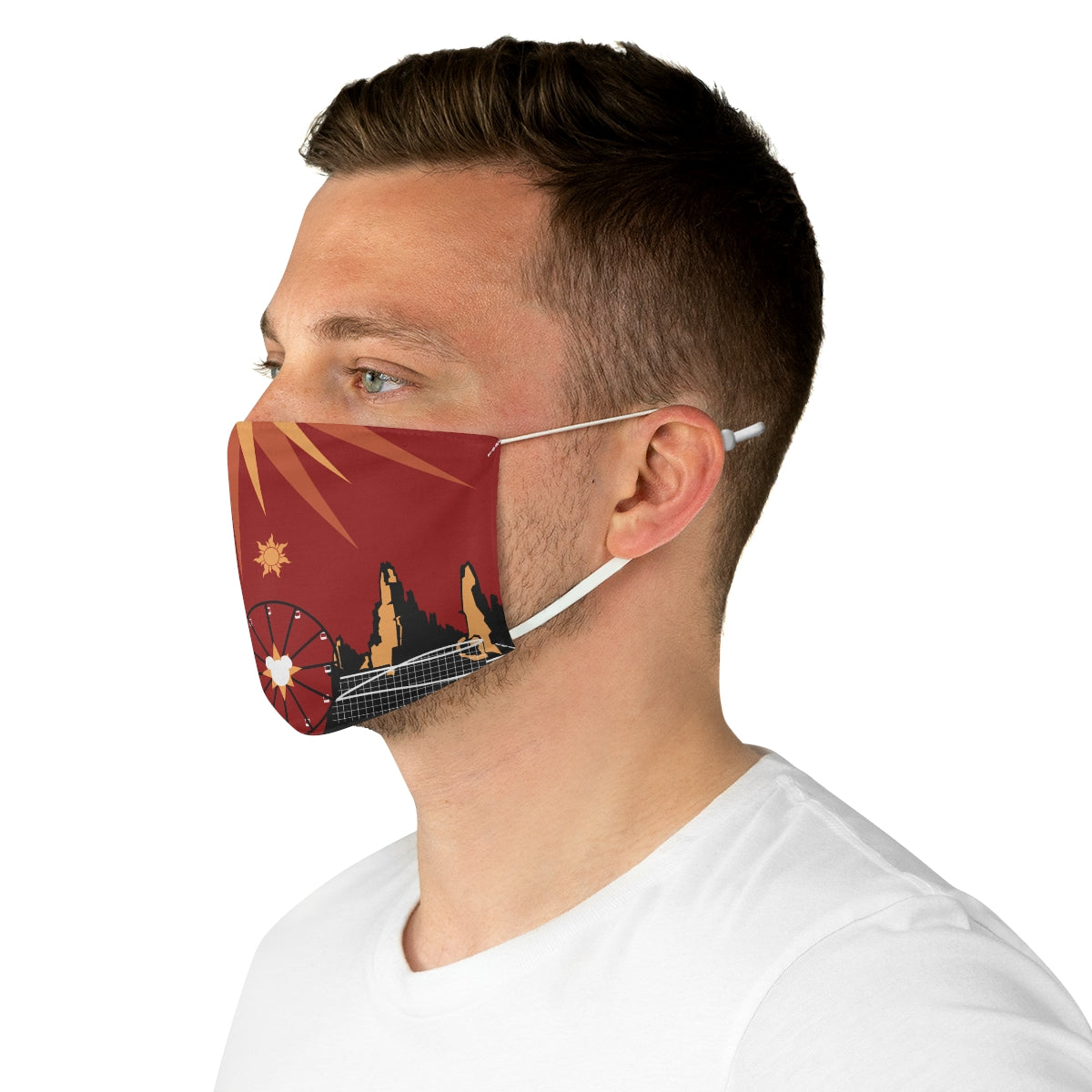California Adventure Cloth Face Mask, Disney California Adventure Park Costume