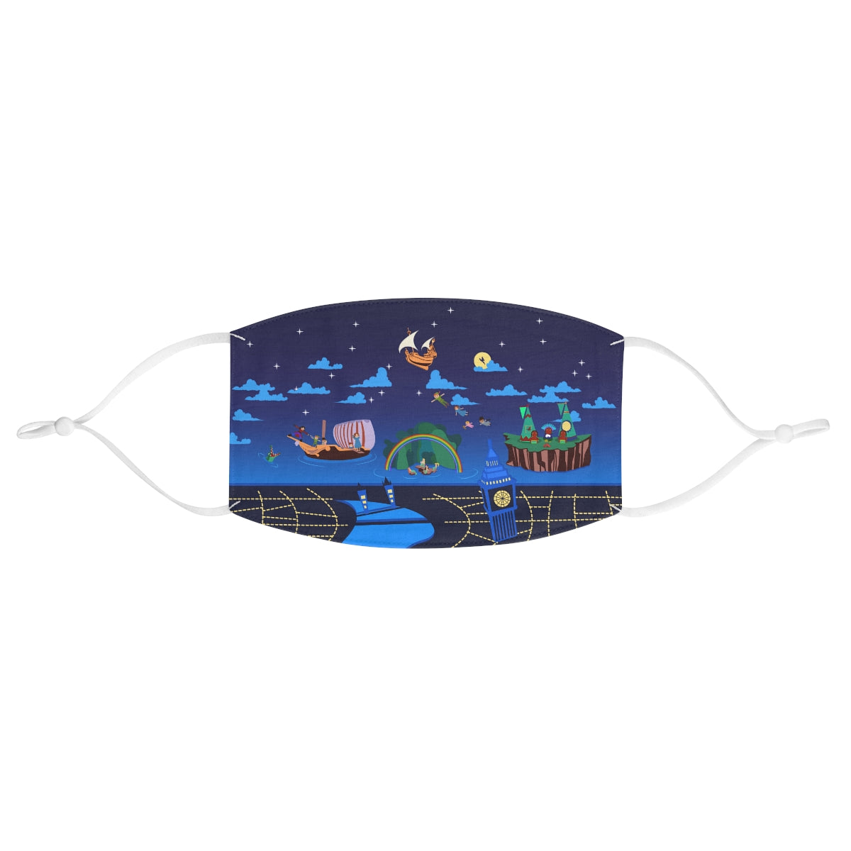 Peter Pan's Flight Cloth Face Mask, Disney Rides Costume