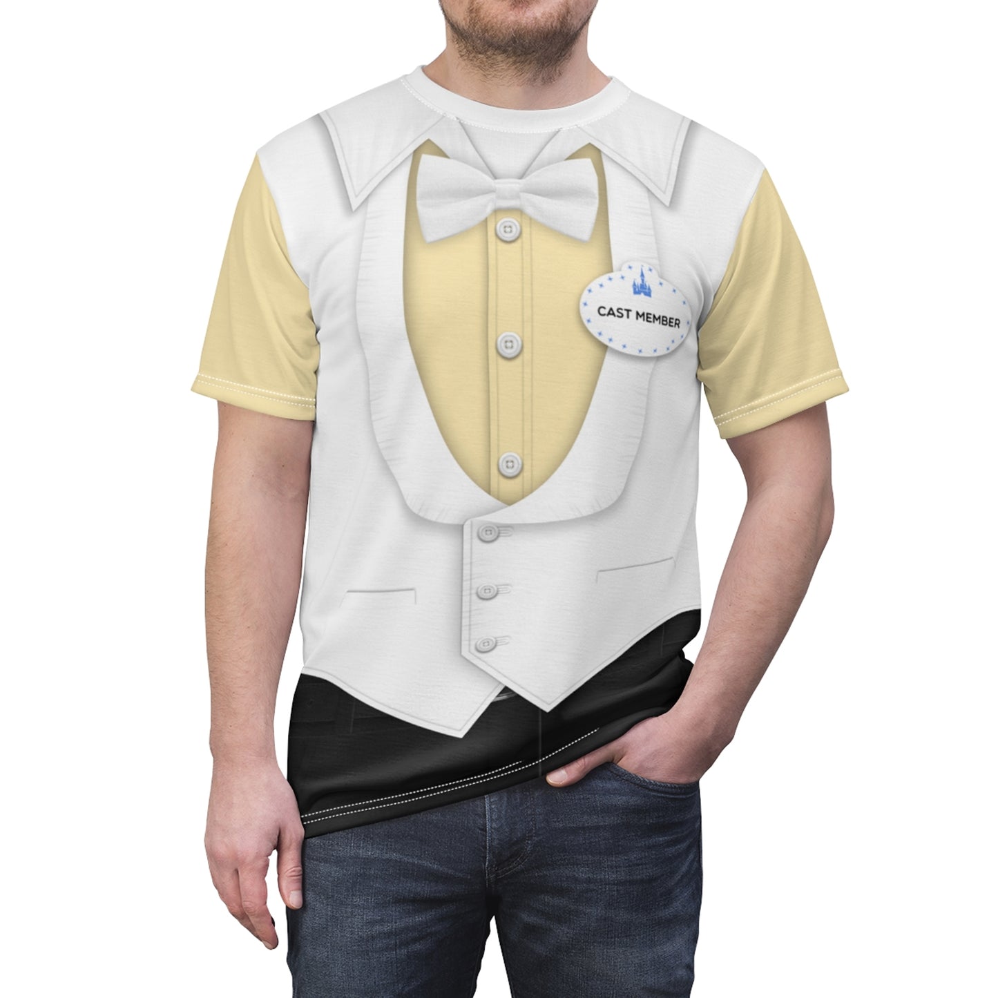 Plaza Restaurant Cast Member Shirt, Magic Kingdom Costume