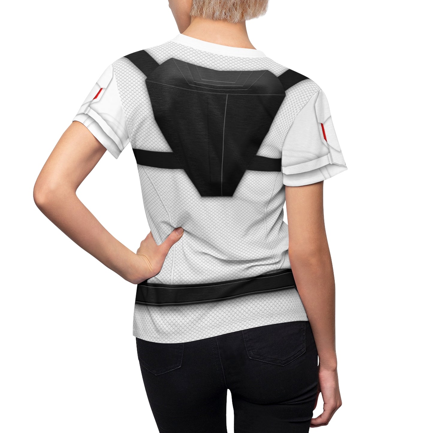 Natasha Romanoff White Women Shirt, Black Widow Costume