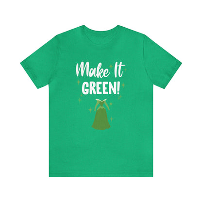 Sleeping Beauty Shirt, Make It Green, Fauna Fairy Godmother Costume, Gender Reveal Party