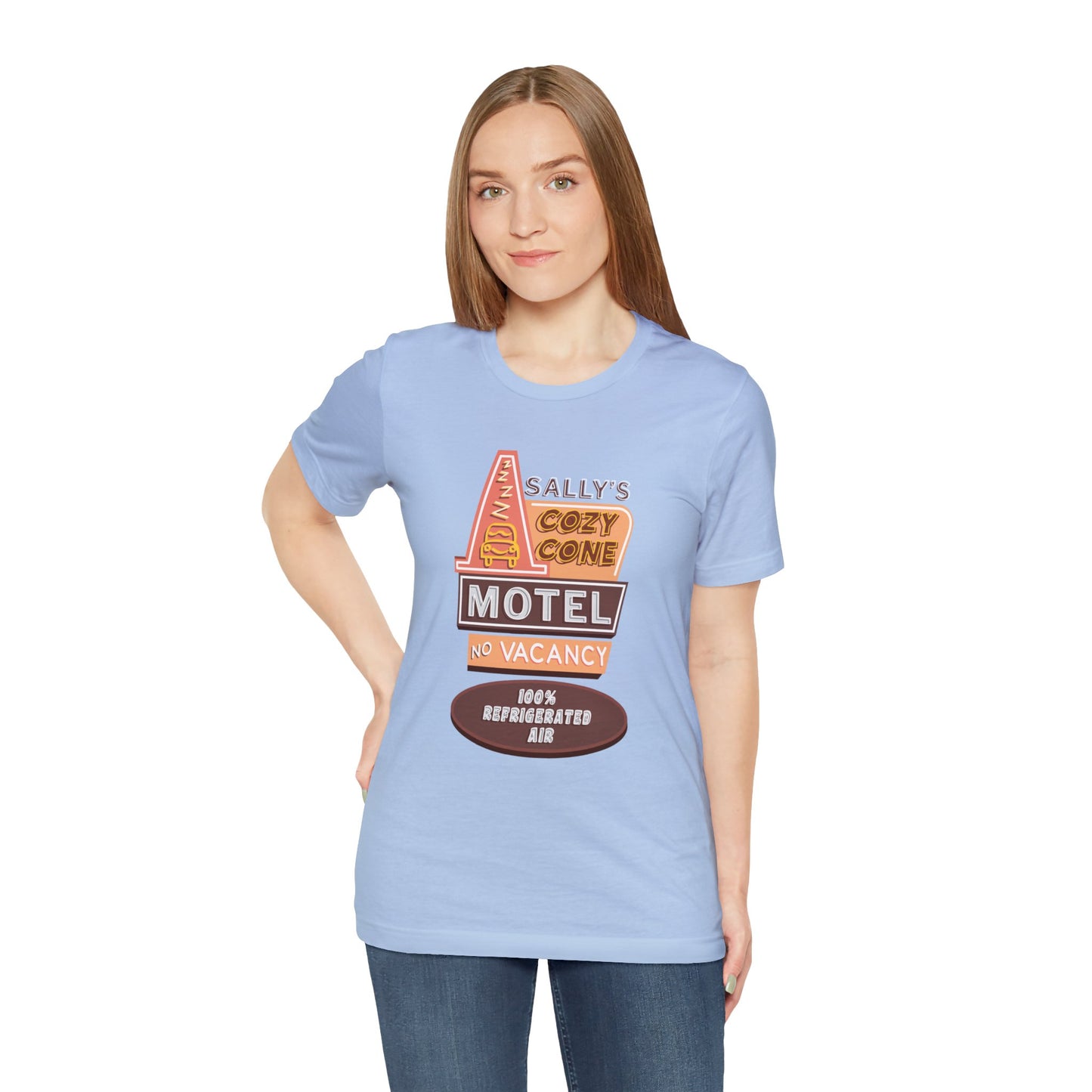 Sally Logo Shirt, Cozy Cone Motel No Vacancy 100% Refrigerated Air, Pixar Cars Costume