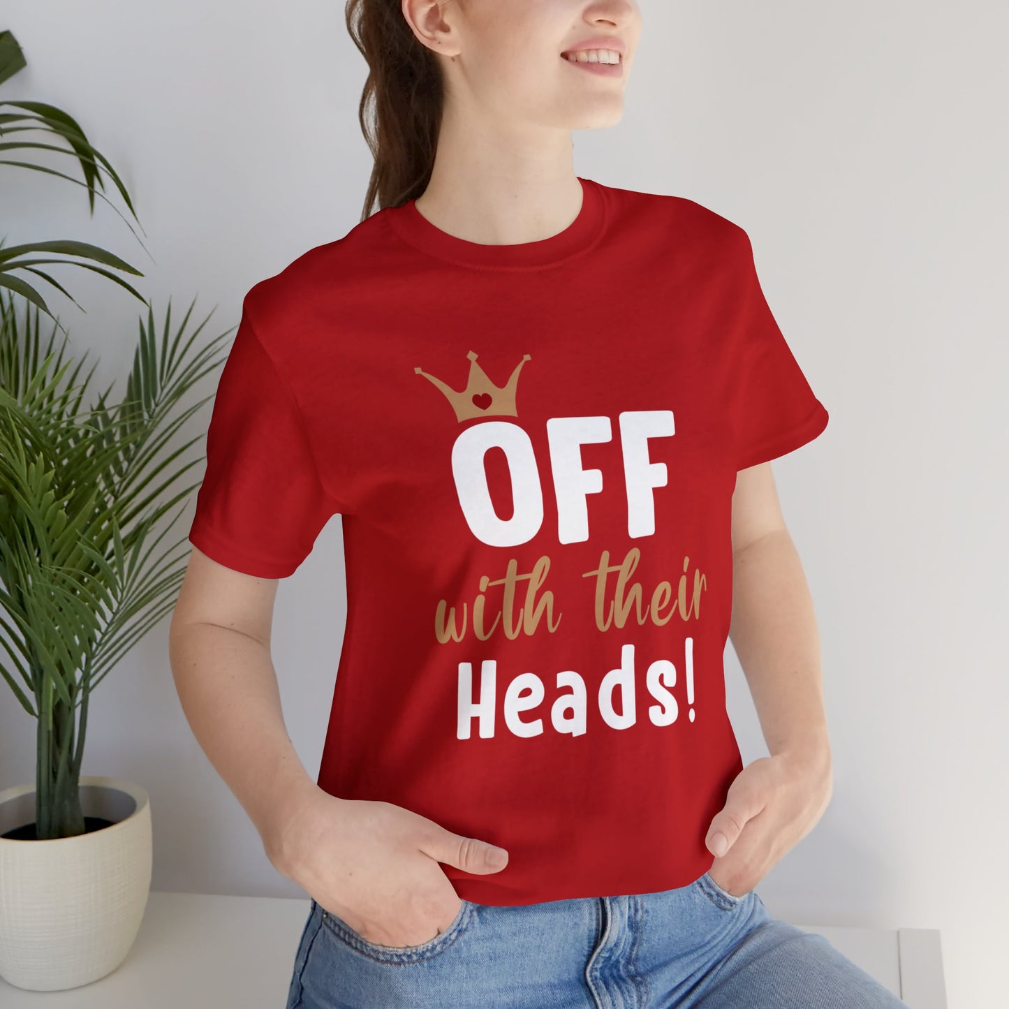 Off With Their Heads Shirt, Alice in Wonderland Costume, Queen of Heart Cosplay, Theme Park Day Outfits