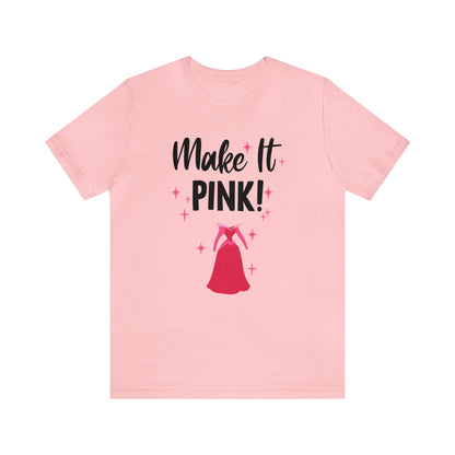 Sleeping Beauty Shirt, Make It Pink, Flora Fairy Godmother Costume, Gender Reveal Party