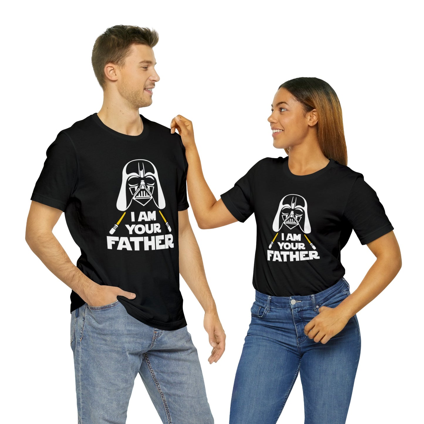 I Am Your Father Shirt, Star Wars Couple T-Shirt, Darth Vader Tee, Matching With Padme I Am Your Mother