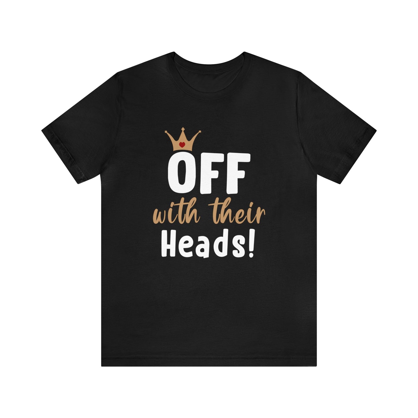 Off With Their Heads Shirt, Alice in Wonderland Costume, Queen of Heart Cosplay, Theme Park Day Outfits