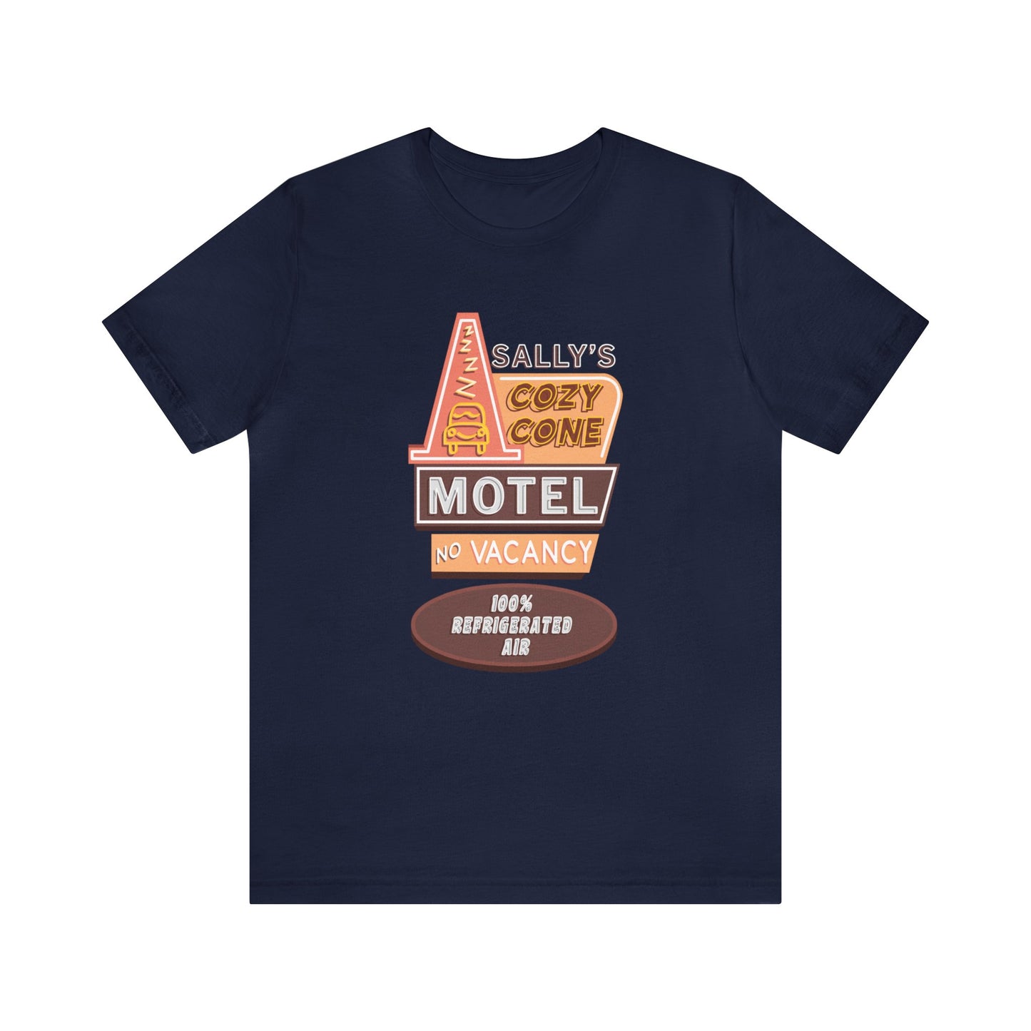 Sally Logo Shirt, Cozy Cone Motel No Vacancy 100% Refrigerated Air, Pixar Cars Costume