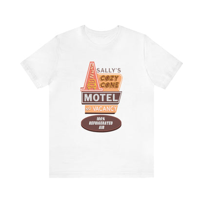 Sally Logo Shirt, Cozy Cone Motel No Vacancy 100% Refrigerated Air, Pixar Cars Costume