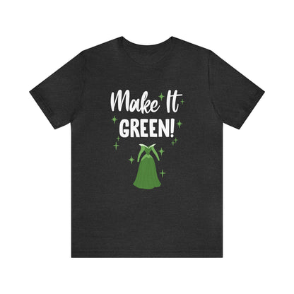 Sleeping Beauty Shirt, Make It Green, Fauna Fairy Godmother Costume, Gender Reveal Party