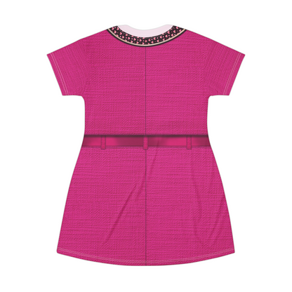 Pink Cute Look Short Sleeve Dress, Descendants 5 Wicked Wonderland Costume