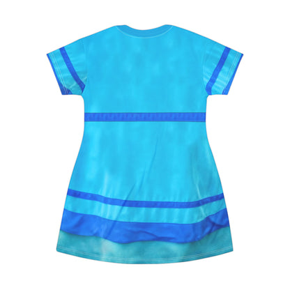 Daisy Duck Cape May Cafe Short Sleeve Dress, Disney Beach Club Resort Costume