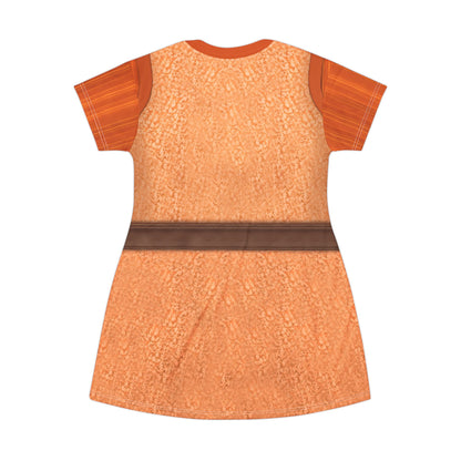 Nooma Short Sleeve Dress, Star Wars Skeleton Crew Costume