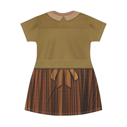 Lucy Pevensie Short Sleeve Dress, The Chronicles of Narnia Costume