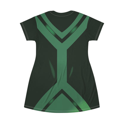 Lorna Dane Short Sleeve Dress, X-Men Costume
