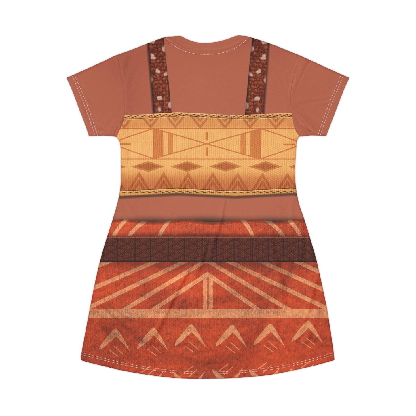 Loto Short Sleeve Dress, Moana 2 Costume