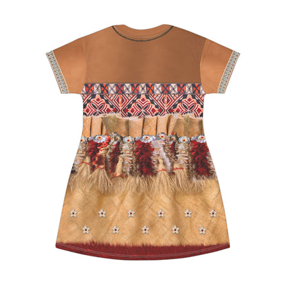 Moana Chief Ceremonial Short Sleeve Dress, Moana Live Action Costume