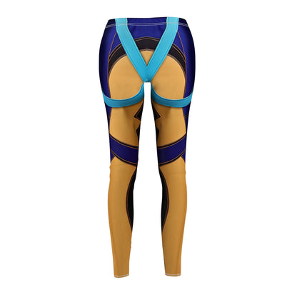 Kpop Blue Style Leggings, IdoI Girls Group Cosplay Costume
