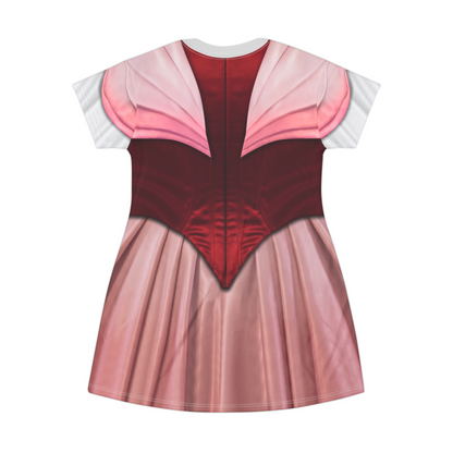 Queen of Hearts Short Sleeve Dress, Descendants 5 Wicked Wonderland Costume