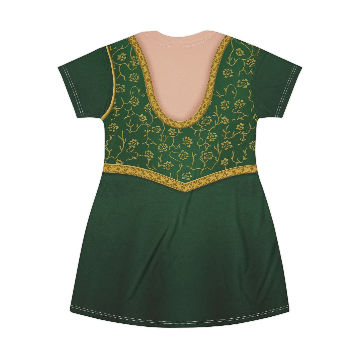 Fiona Inspired Short Sleeve Dress, Kingdom Far Far Away Costume