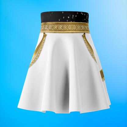 Golden Black K-Pop Skirt, Kpop IdoI Girl Group Inspired Cosplay Costume