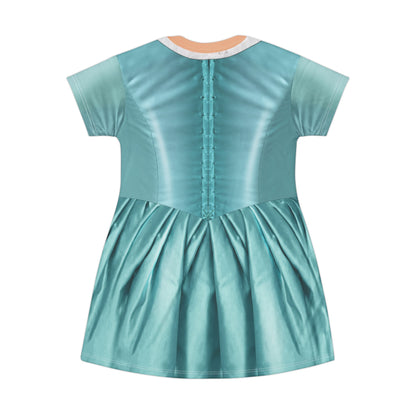 Elizabeth Schuyle Short Sleeve Dress, Hamilton Musical Costume