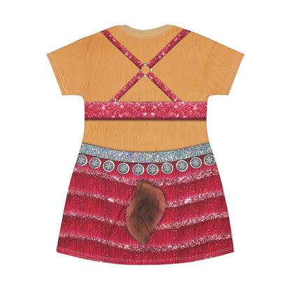 Gazelle Short Sleeve Dress, Zootopia Character Costume