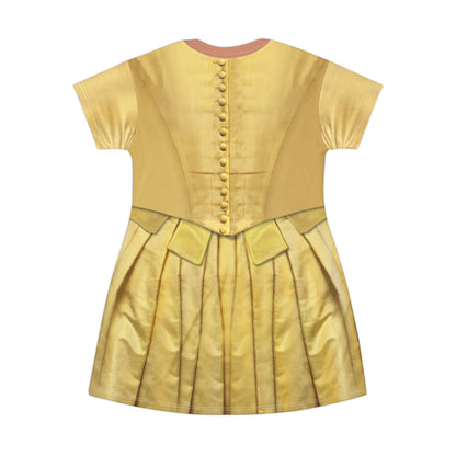 Peggy Schuyler Short Sleeve Dress, Hamilton Musical Costume