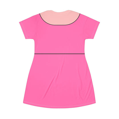 Katrina Van Tassel Short Sleeve Dress, Adventures of Ichabod and Mr. Toad Costume