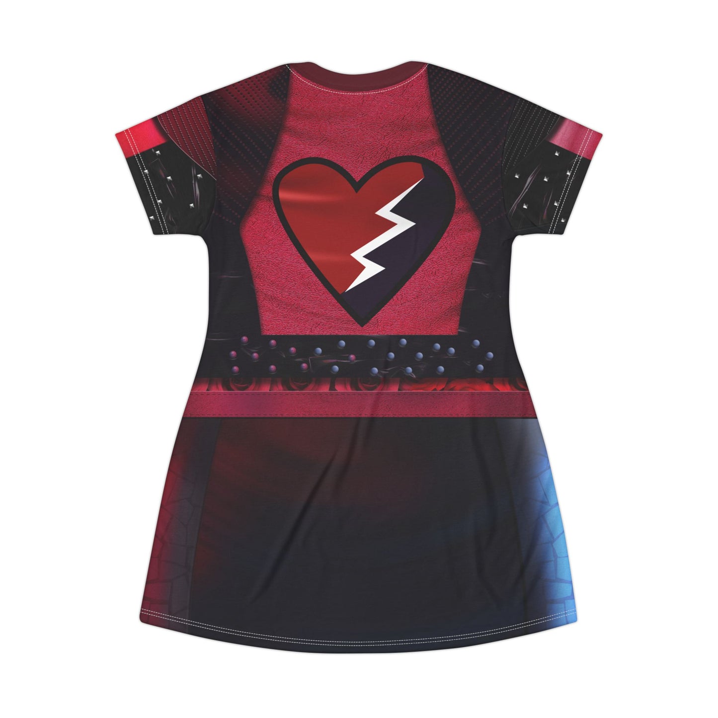 Red Short Sleeve Dress, Descendants 4 The Rise Of Red Costume