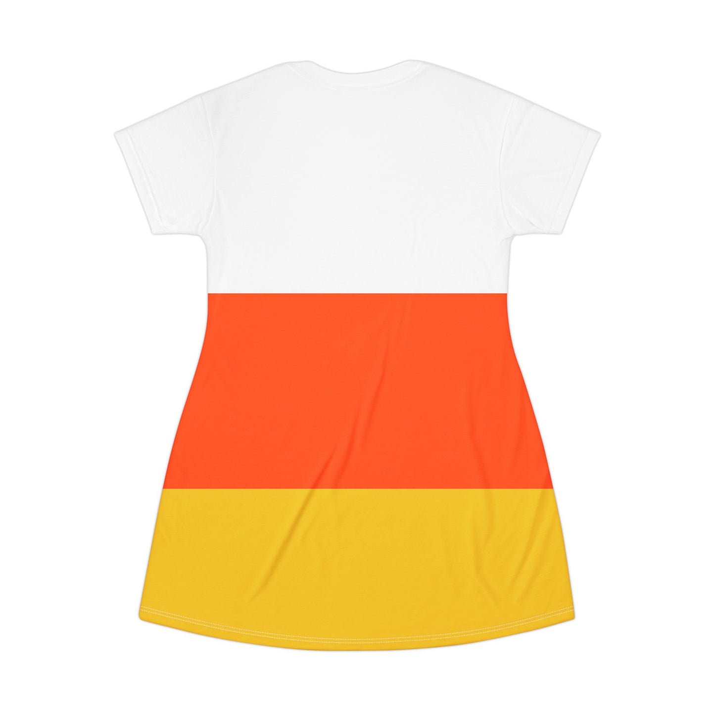 Candy Corn Short Sleeve Dress, Halloween Costume