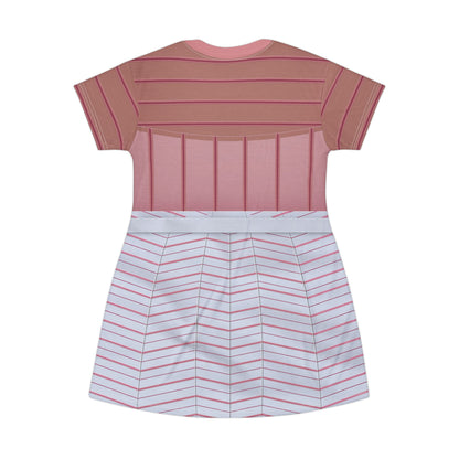 Glinda in Classroom Short Sleeve Dress, Wicked Character Inspired Costume