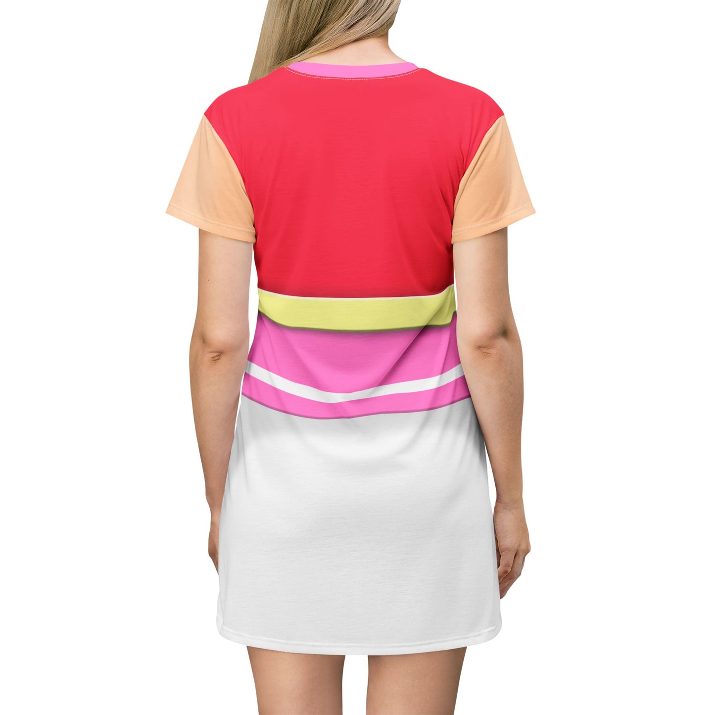 Mushroom Girl Short Sleeve Dress, Game Kart Double Dash Costume