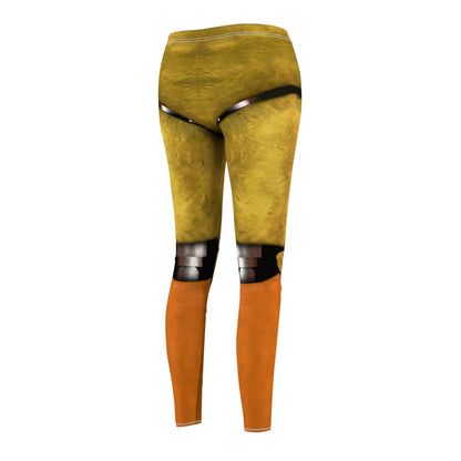 Yellow Animatronic Chicken Legging, FNAF Character Inspired Costume