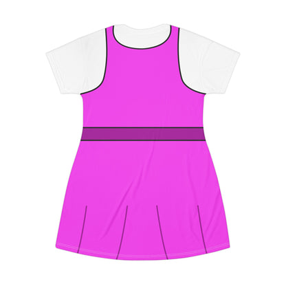 Isabella Short Sleeve Dress, Phineas and Ferb Character Inspired Costume