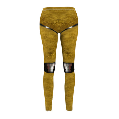 Freddy Animatronic Yellow Legging, FNAF Character Inspired Costume