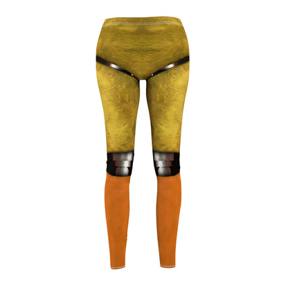 Yellow Animatronic Chicken Legging, FNAF Character Inspired Costume