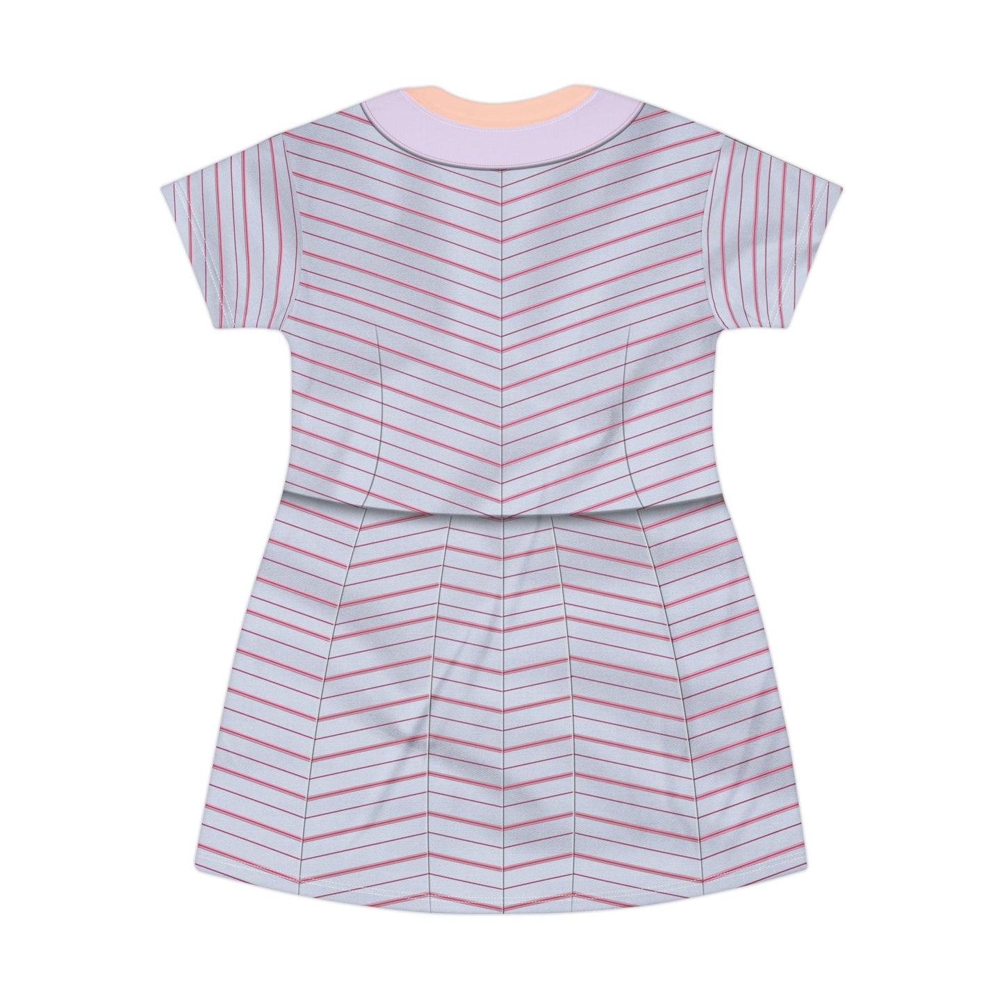 Pink Good Witch University Uniform Short Sleeve Dress, Broadway Character Inspired Costume
