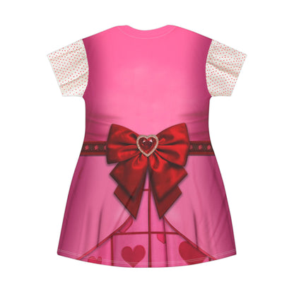 Bridget Short Sleeve Dress, Descendants Shuffle of Love Costume