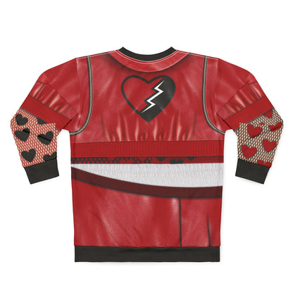 Red of Hearts Jacket Long Sleeve Shirt, Descendants 4 The Rise of Red Costume