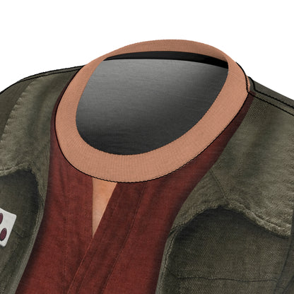 Colonel Ward Women's Shirt,The Mandalorian and Grogu Character Inspired Costume