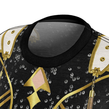 Golden Black K-Pop Women's Shirt, Kpop IdoI Girl Group Inspired Cosplay Costume