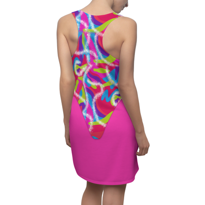 Margot Neon Skate Dress, Doll Movie Costume