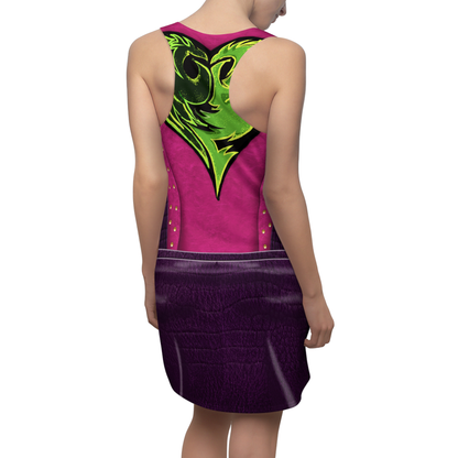 Mal Purple Sleeveless Dress, Descendants Costume