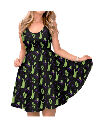 Maleficent Dress, Maleficent Black Pattern Costume
