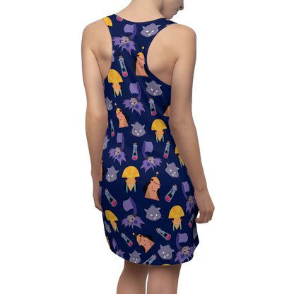 Yzma Cat Kuzco Llama Kronk Dress, The Emperor's New Groove Villain Pattern Costume