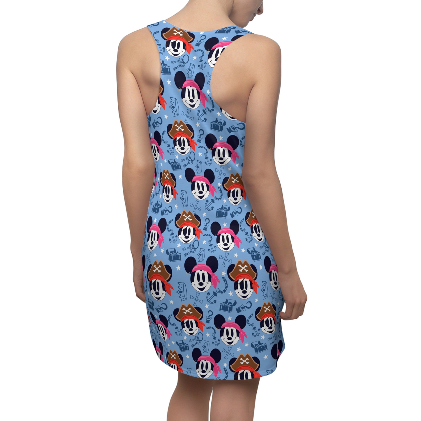 Mickey Pirate Dress, Mickey Minnie Pirate Pattern Costume