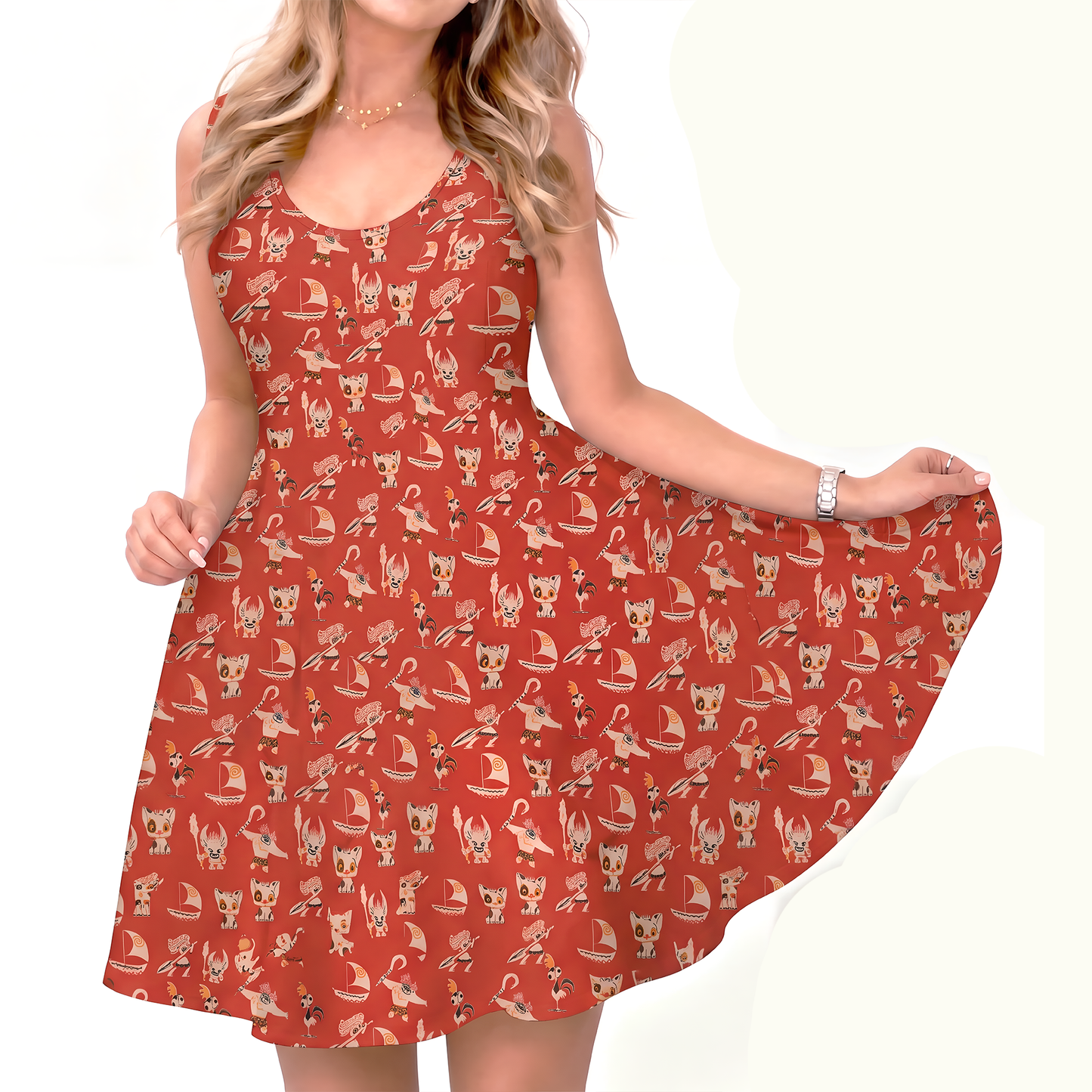 Moana Dress, Moana Character Pattern Costume